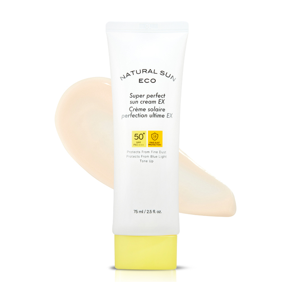 Kem Chống Nắng Chống Bụi Mịn Ánh Sáng Xanh Thefaceshop Natural Sun Eco Super Perfect Sun Cream Ex Spf50+ Pa++++ 75Ml