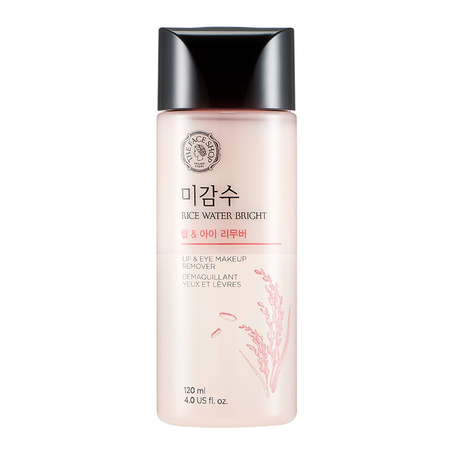 Tẩy Trang Mắt & Môi Làm Sáng Da Thefaceshop Rice Water Bright Lip&Eye Makeup Remover.2017