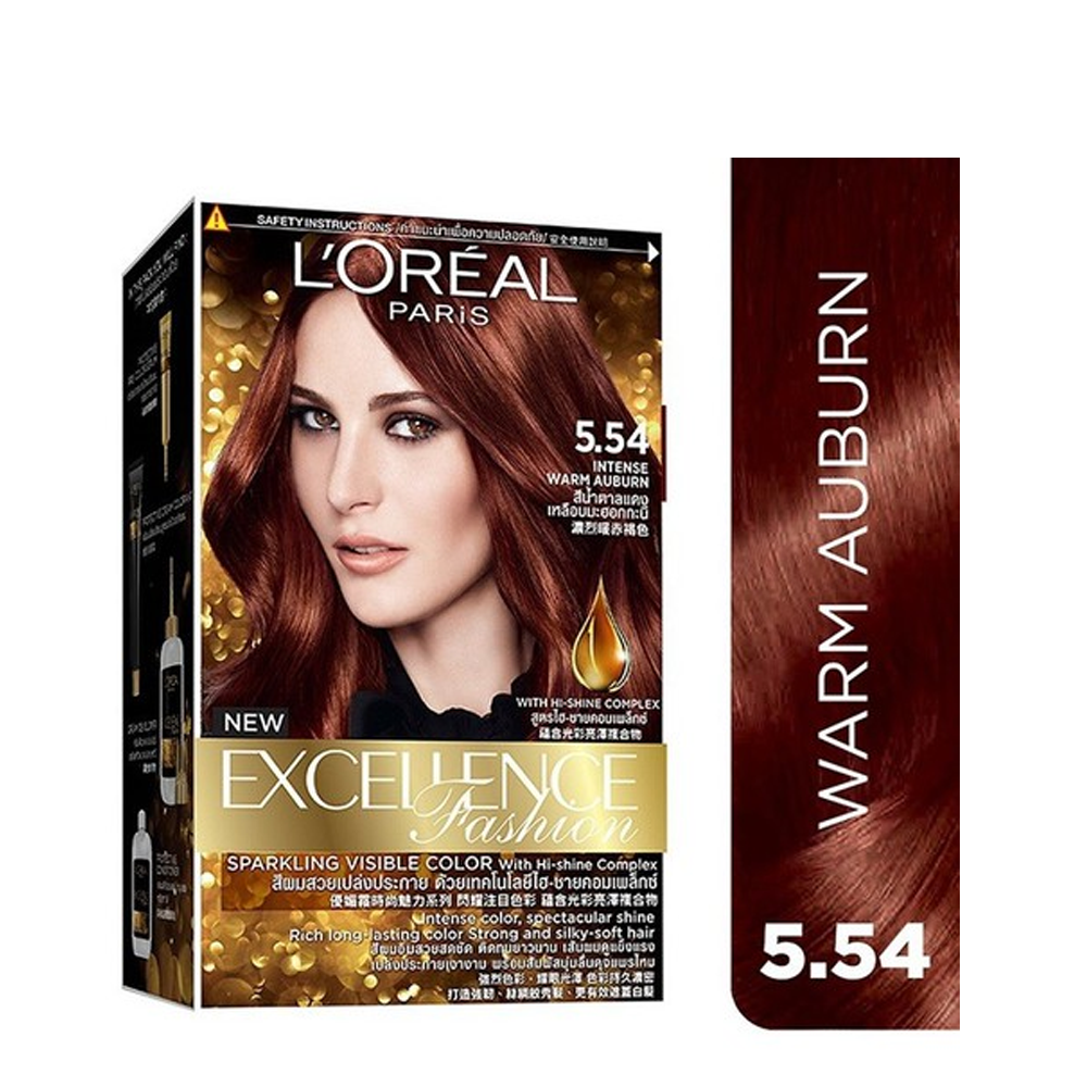 Kem Nhuộm Tóc Màu Thời Trang L'oreal Paris Excellence Fashion Ect 172Ml Warm Auburn