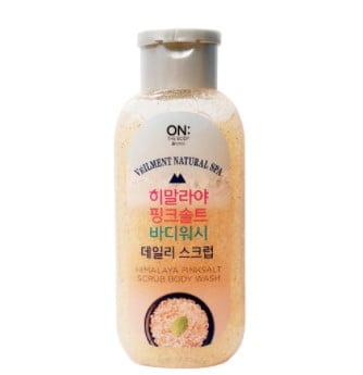 (Gwp) Sữa Tắm Tẩy Tế Bào Chết Có Hạt On The Body Veilment Natural Spa Himalaya Pinksalt Scrub Body Wash 200G