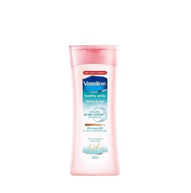 Gel Dưỡng Thể Dịu Mát & Trắng Da Vaseline Healthy White Fresh & Fair 200Ml [Không Đổi Trả, Hsd Từ Tháng 07/2022 Đến Tháng 09/2022]