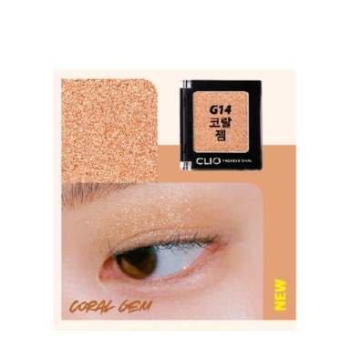Phấn Mắt Trang Điểm Clio Pro Single Shadow 1.5G G14 Coral Gem [Không Đổi Trả, Hsd Từ Tháng 07/2022 Đến Tháng 09/2022]