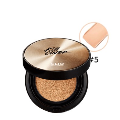 Phấn Nước Dưỡng Ẩm Clio Kill Cover Ampoule Cushion Set (15Gx2) 05 Sand [Không Đổi Trả, Hsd Từ Tháng 07/2022 Đến Tháng 09/2022]