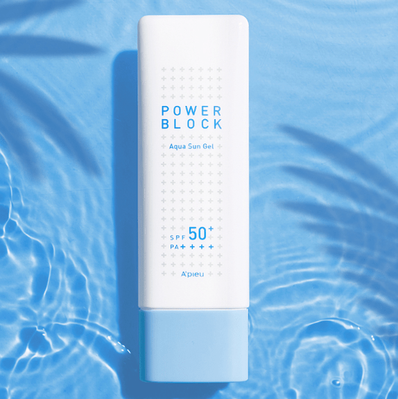 Gel Chống Nắng Dưỡng Ẩm A'pieu Power Block Aqua Sun Gel Spf50+/Pa++++ (50Ml)