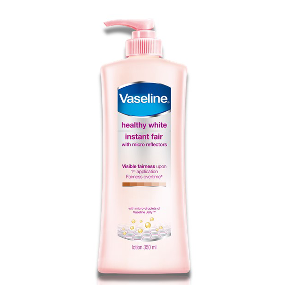 Sữa Dưỡng Thể Trắng Da Tức Thì Vaseline Healthy White Instant Fair 350Ml [Không Đổi Trả, Hsd Tháng 01/2023]