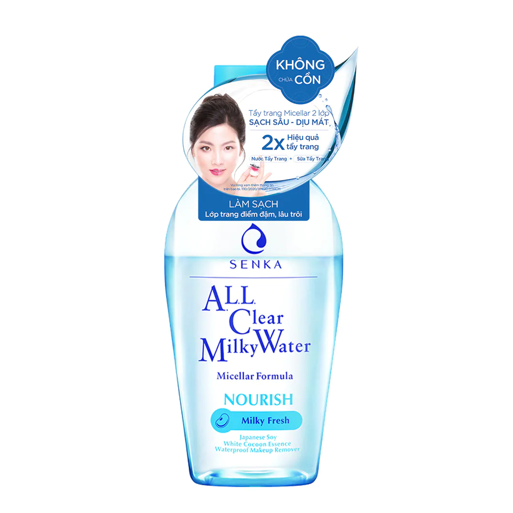 Nước Tẩy Trang Sạch Sâu Senka A.l.l. Clear Milky Water 230Ml