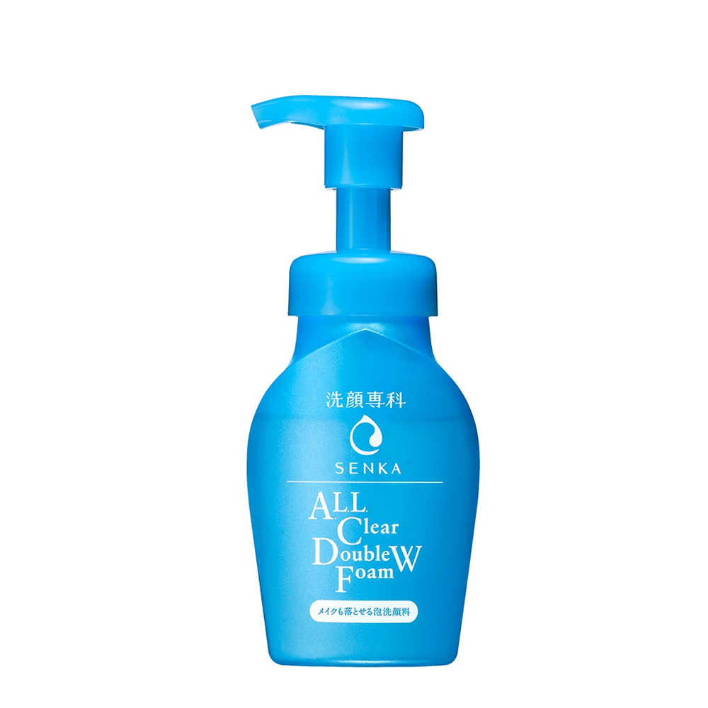 Bọt Rửa Mặt & Tẩy Trang Senka A.l.l Clear Double W Foam 150Ml
