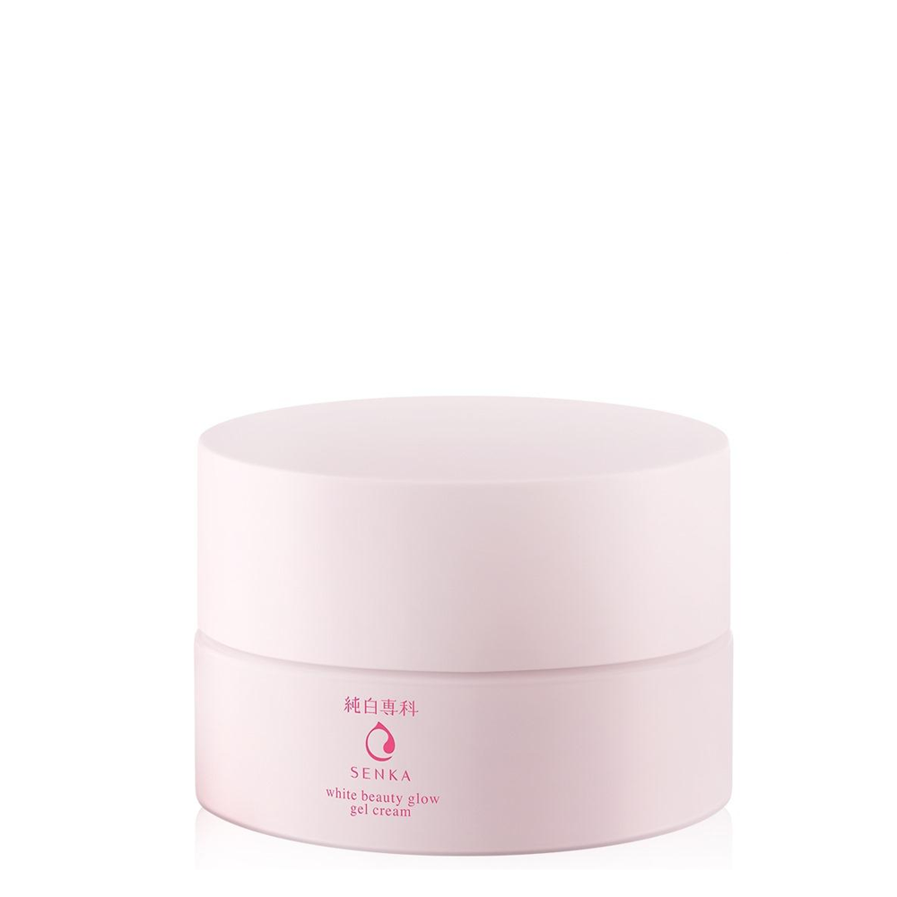 Kem Dưỡng Đêm Làm Sáng Da Senka White Beauty Glow Gel Cream 50G