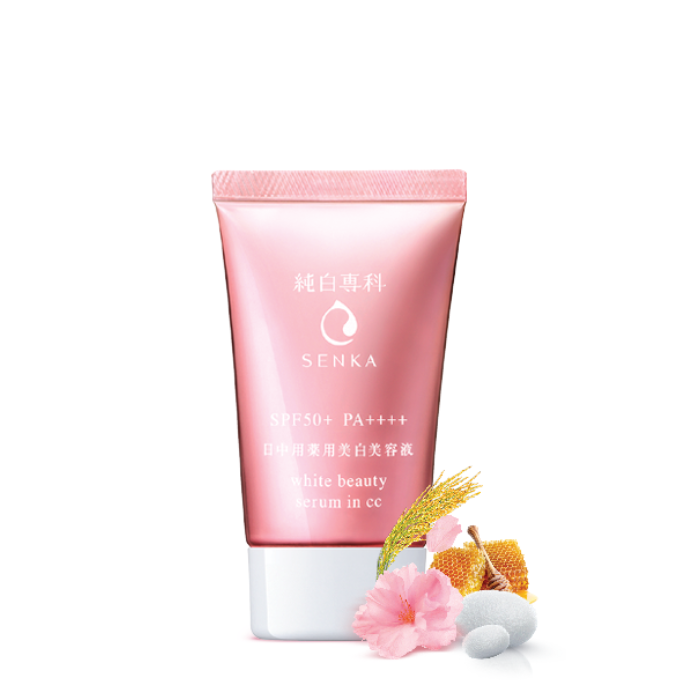 Tinh Chất Chống Nắng, Trang Điểm Senka White Beauty Serum In Cc 40G
