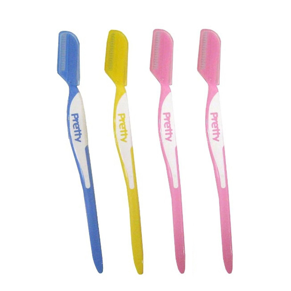Set 4 Dao Cạo Lông Mày Kai Pretty Eyebrow Razor