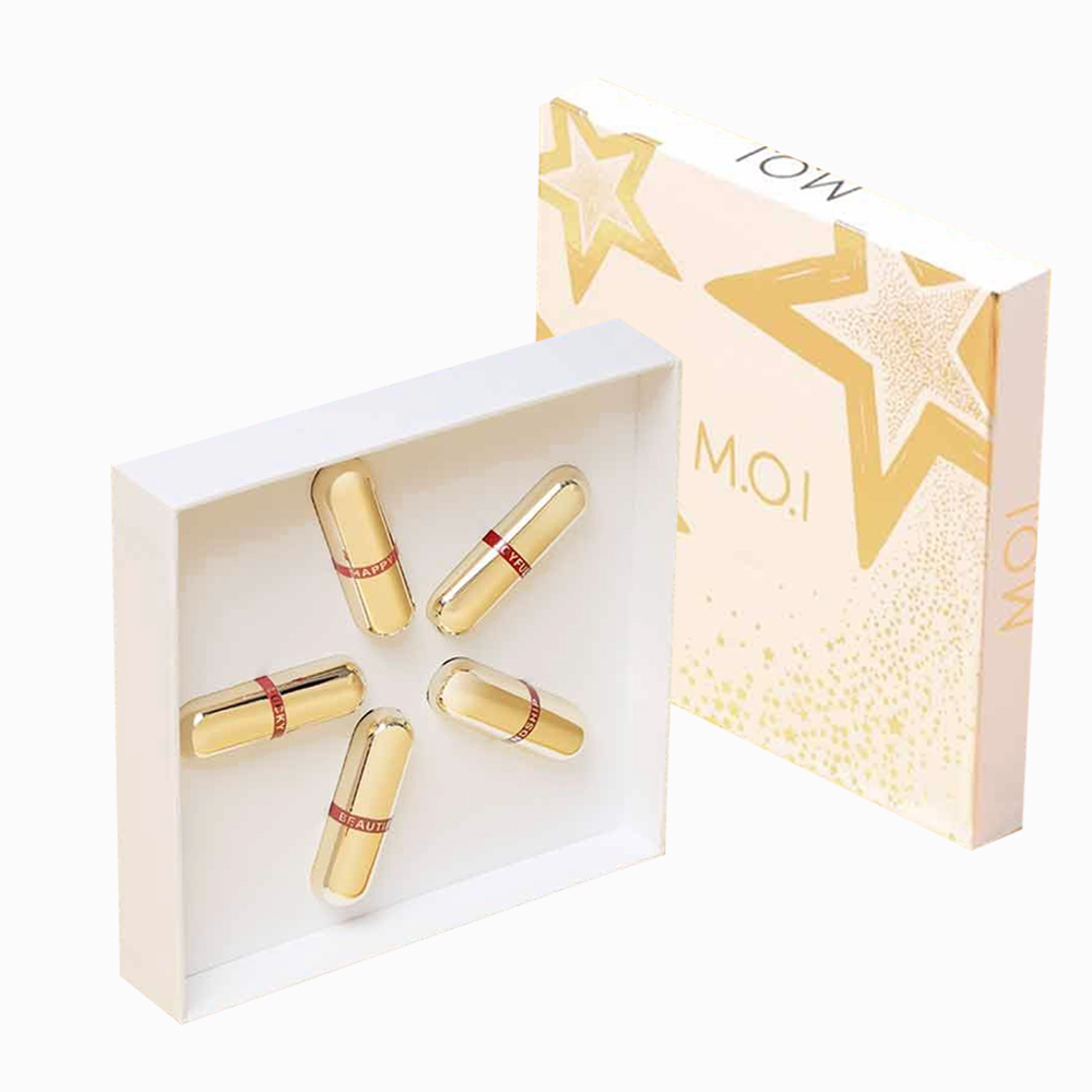 Set 5 Son Thỏi M.o.i Beautyful Mini Golden Gift