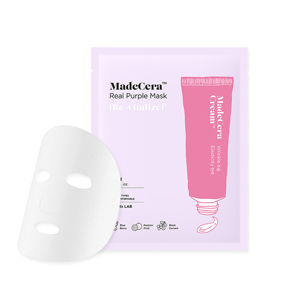 Mặt Nạ Dưỡng Săn Chắc Da Skinrx Lab Madecera Real Purple Mask 20Ml