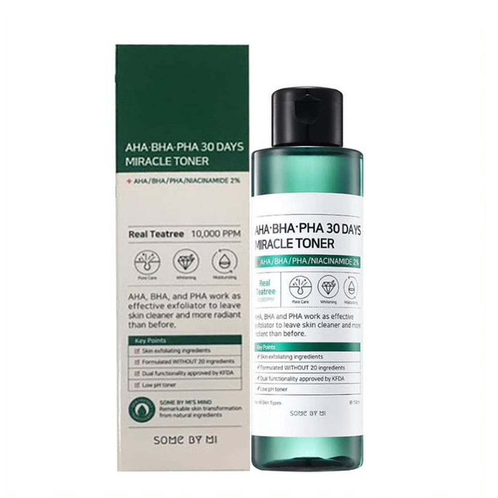 Nước Hoa Hồng Ngừa Mụn Some By Mi Aha - Bha - Pha 30 Days Miracle Toner 150Ml