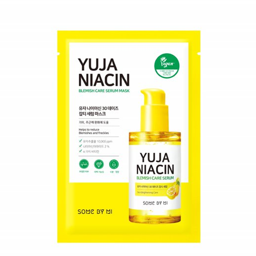 Mặt Nạ Giấy Làm Sáng Da Some By Mi Yuja Niacin 30 Days Blemish Care Serum Mask 25G