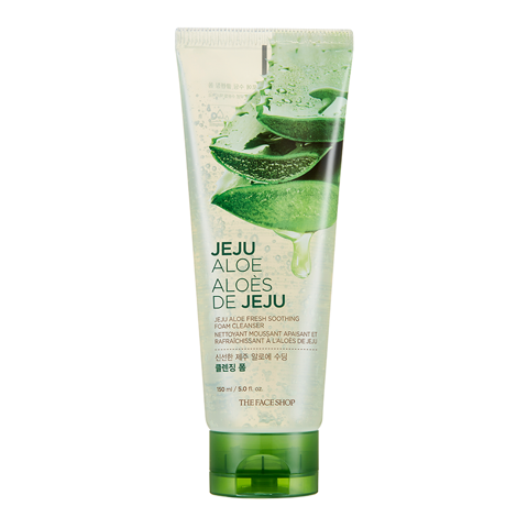 Sữa Rửa Mặt Làm Mềm Mịn Da Thefaceshop Jeju Aloe Fresh Soothing Foam Cleanser 150Ml