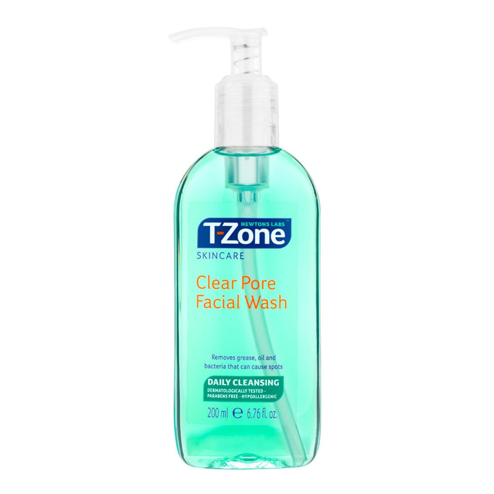 Gel Rửa Mặt Thông Thoáng Lỗ Chân Lông T - Zone Clear Pore Gel Face Wash 200Ml
