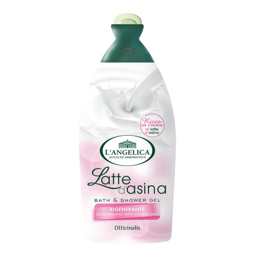 Sữa Tắm Tinh Chất Sữa Lừa L'angelica Bath & Shower Gel Regenerating With Donkey Milk 500Ml