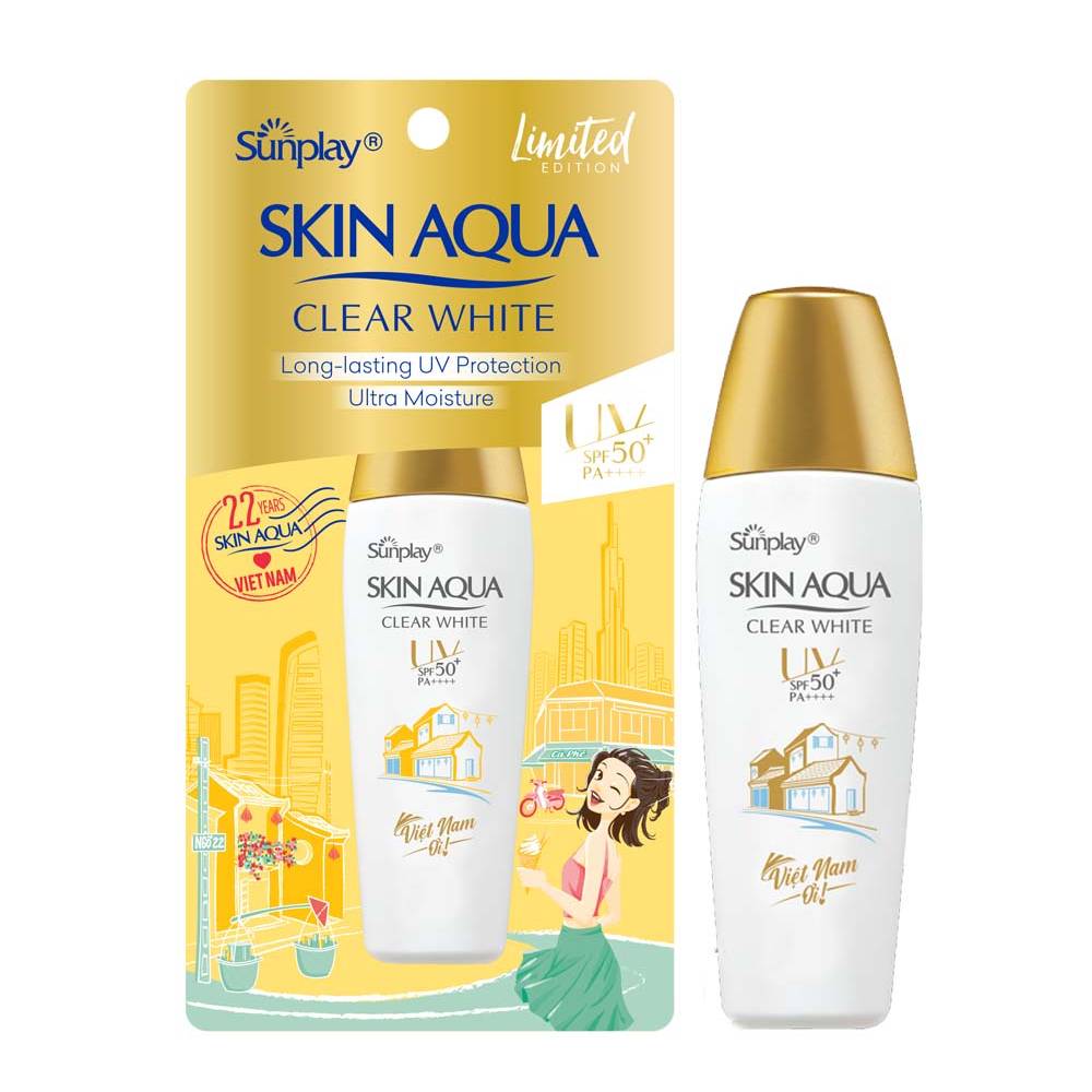 Sữa Chống Nắng Dưỡng Da Trắng Mịn Sunplay Skin Aqua Clear White 25G