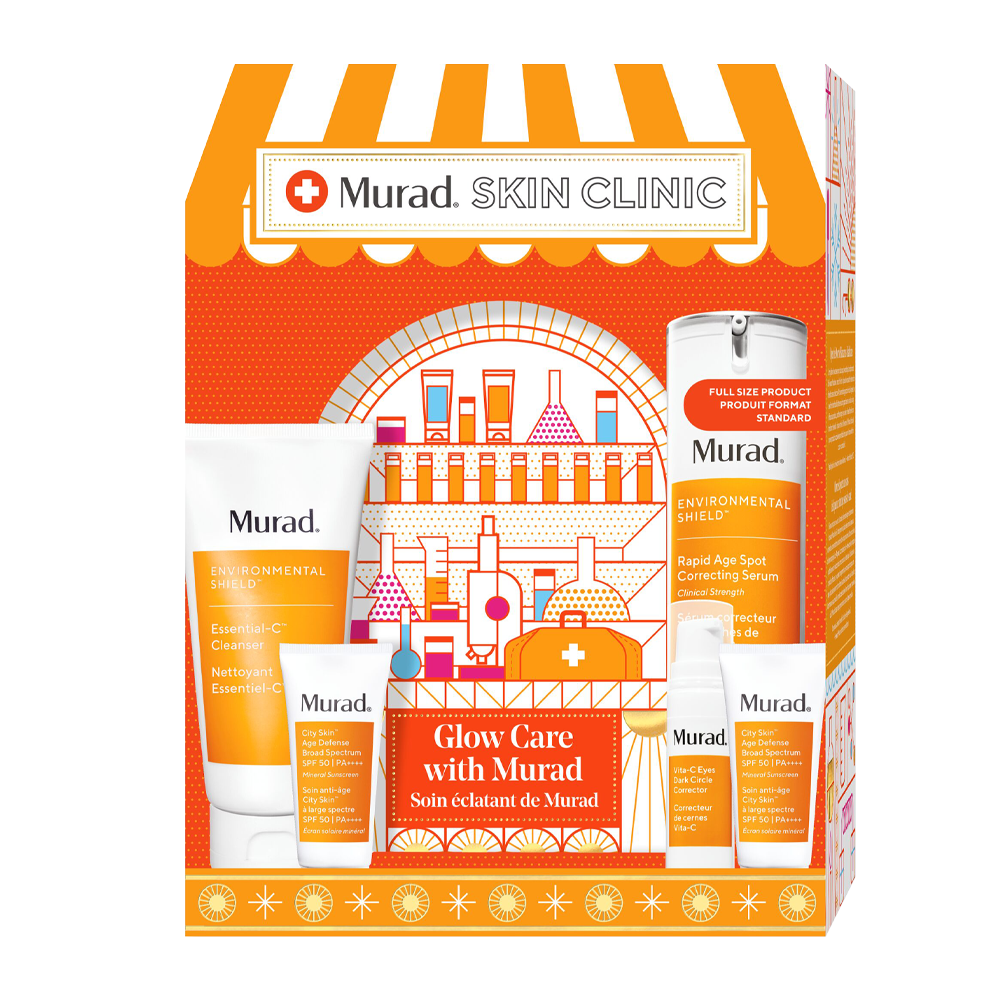 Bộ Sản Phẩm Đẩy Lùi Thâm Sạm Murad Es Glow Care Holiday 2021