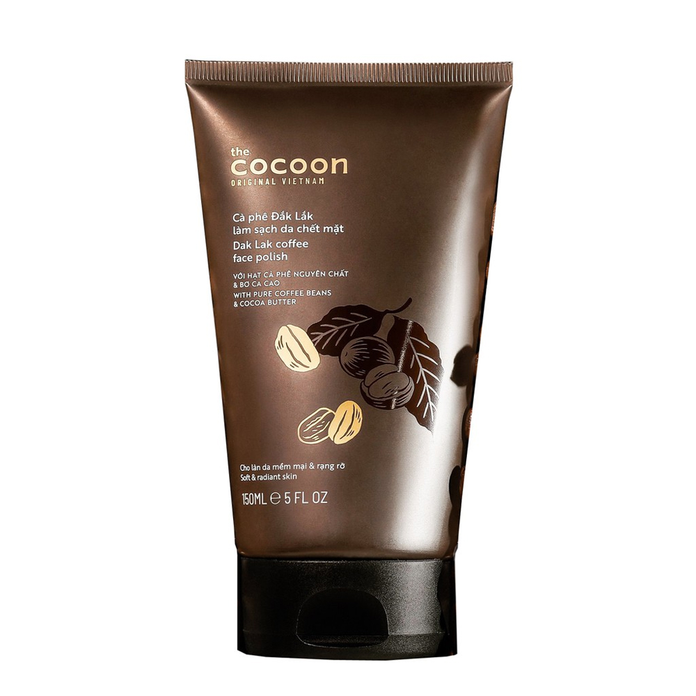 Tẩy Da Chết Mặt Cà Phê Cocoon Dak Lak Coffee Face Polish 150Ml