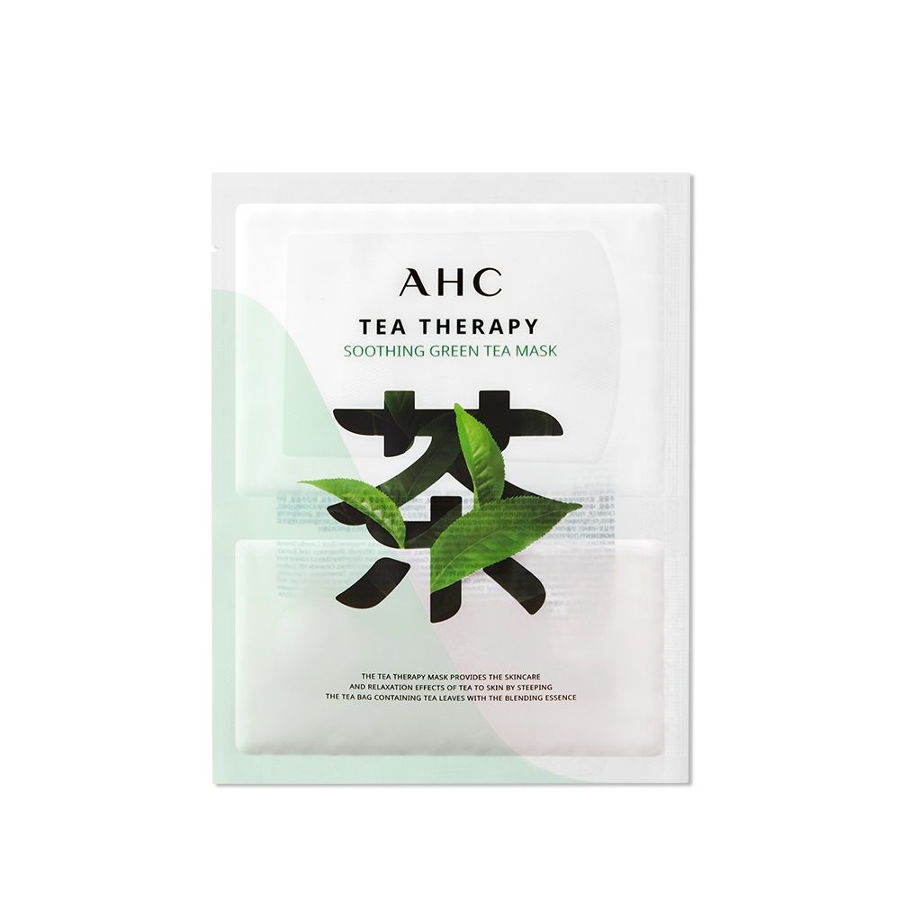 Mặt Nạ Trà Xanh Làm Dịu Da Ahc Tea Therapy Soothing Green Tea Mask (28G)