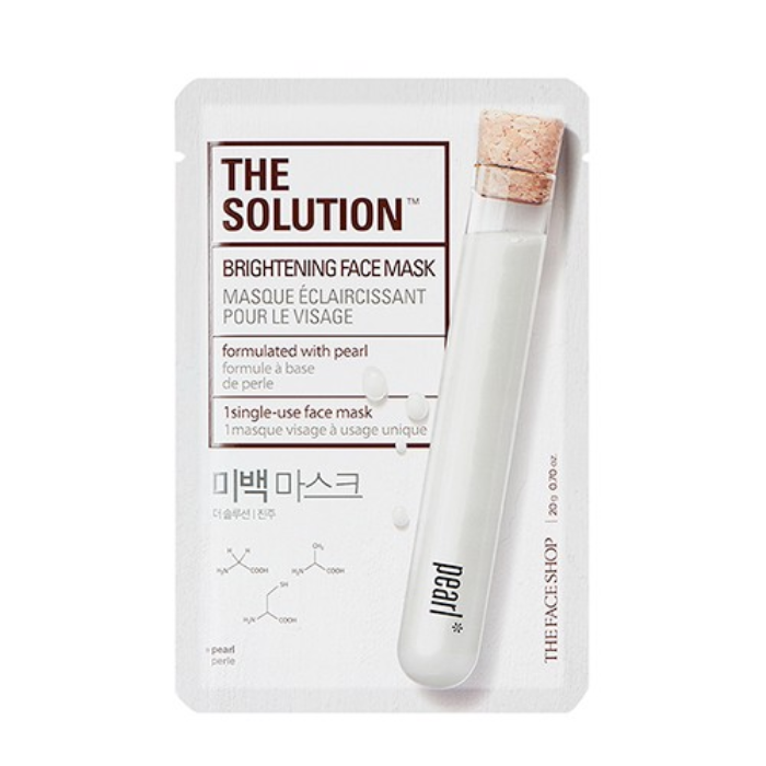 Mặt Nạ Làm Sáng Da The Solution Brightening Face Mask [Không Đổi Trả, Hsd Từ Tháng 07/2022 Đến Tháng 09/2022]