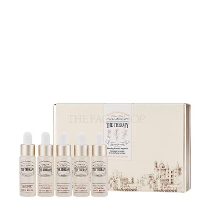 Tinh Chất Chống Lão Hóa Thefaceshop The Therapy Blending Formula Ampoule (7Ml X 5Ea)