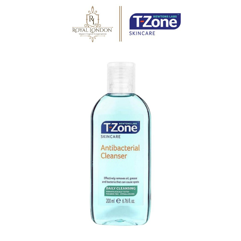 Nước Hoa Hồng Cho Da Dầu Mụn T - Zone Clear Pore Anti - Bacterial Cleanser 200Ml