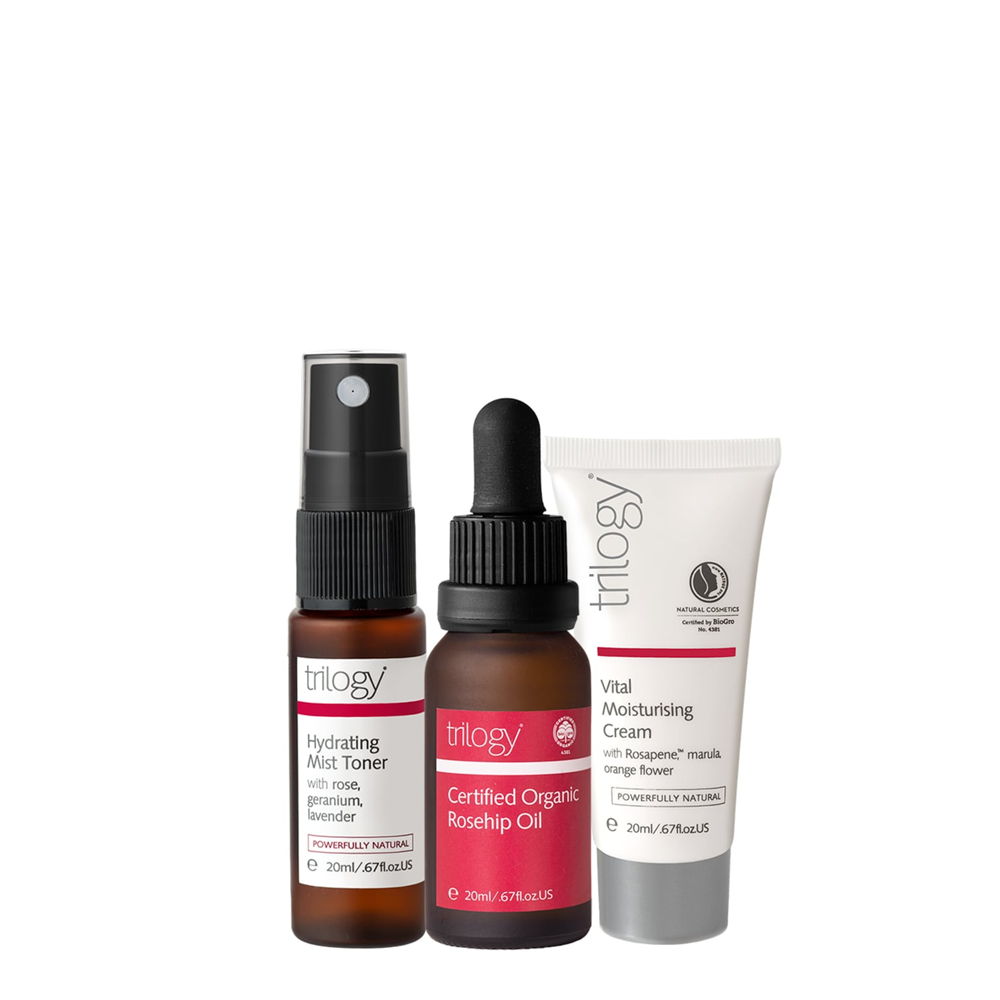 Bộ Sản Phẩm Chăm Sóc Da Chuyên Sâu Trilogy Rosehip Collection (60Ml)
