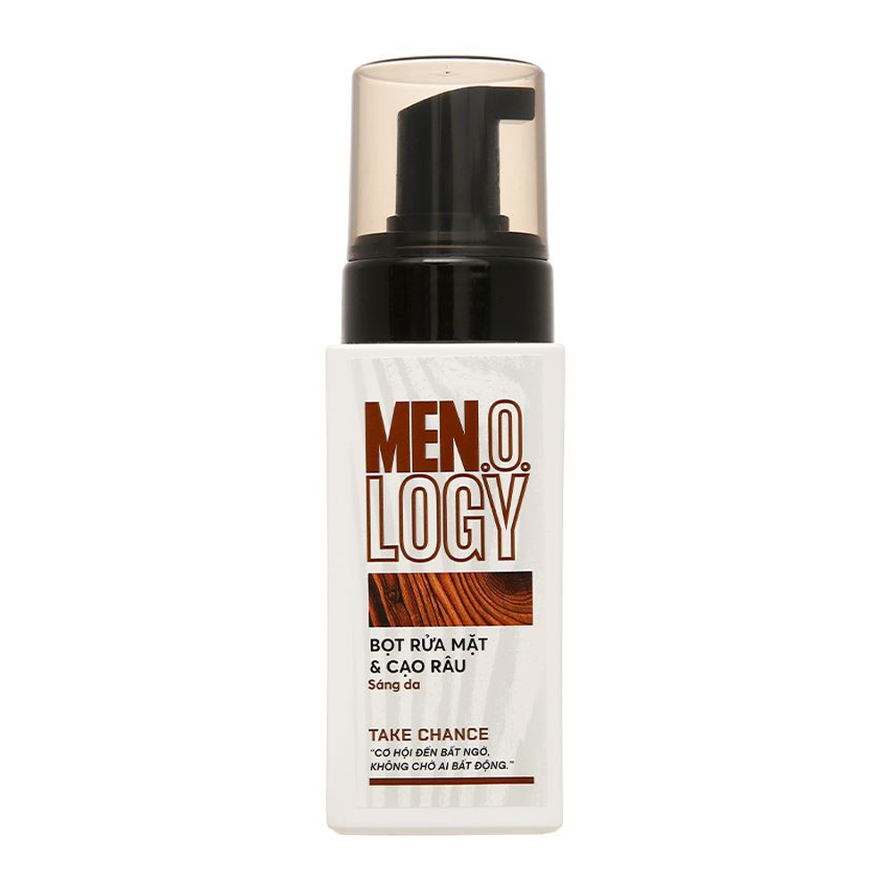 Bọt Rửa Mặt & Cạo Râu Sáng Da Vượt Trội Men.o.logy Cleansing&Shaving Foam Take Chance 100Ml