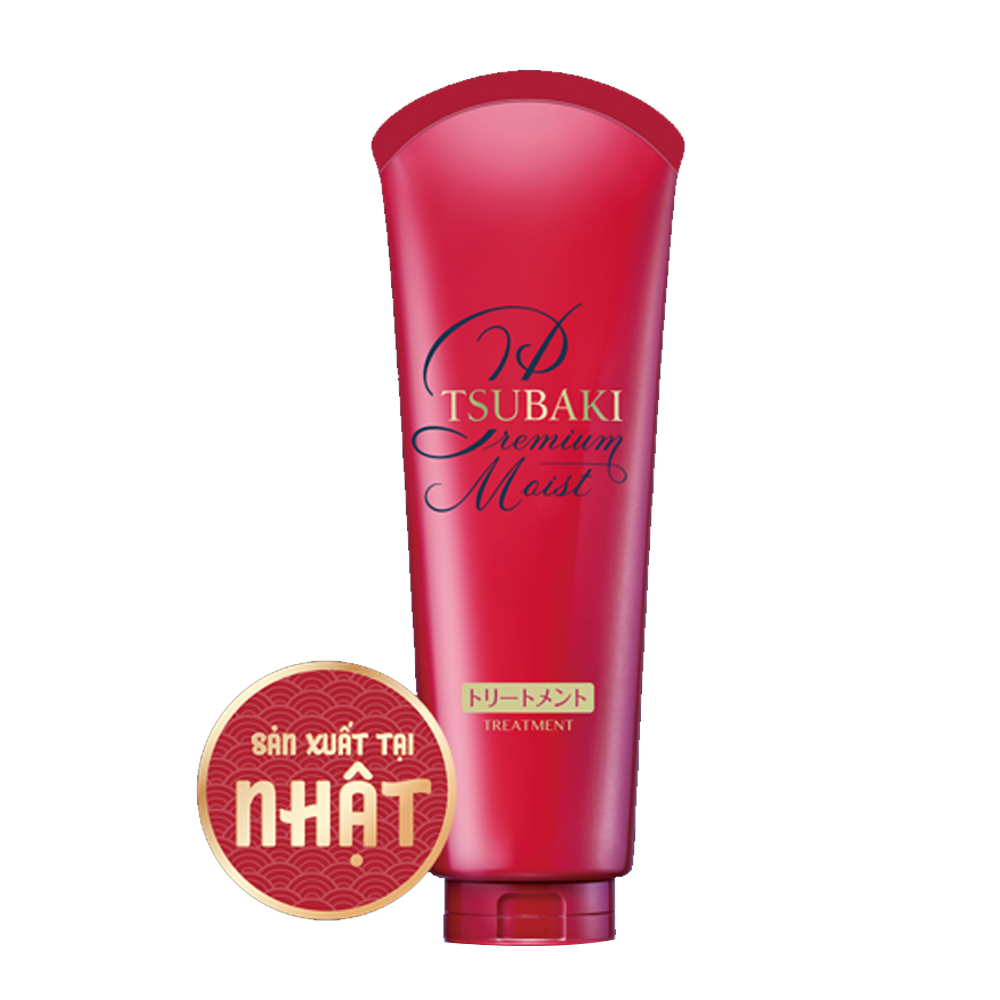 Kem Xả Dưỡng Tóc Bóng Mượt Tsubaki Premium Moist Treatment 180G