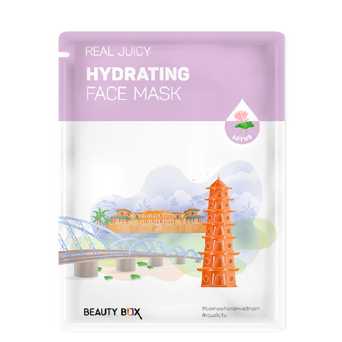 Mặt Nạ Giấy Cung Cấp Nước Beauty Box Real Juicy Hydrating Face Mask 20G [Không Đổi Trả, Hsd Tháng 01/2023]