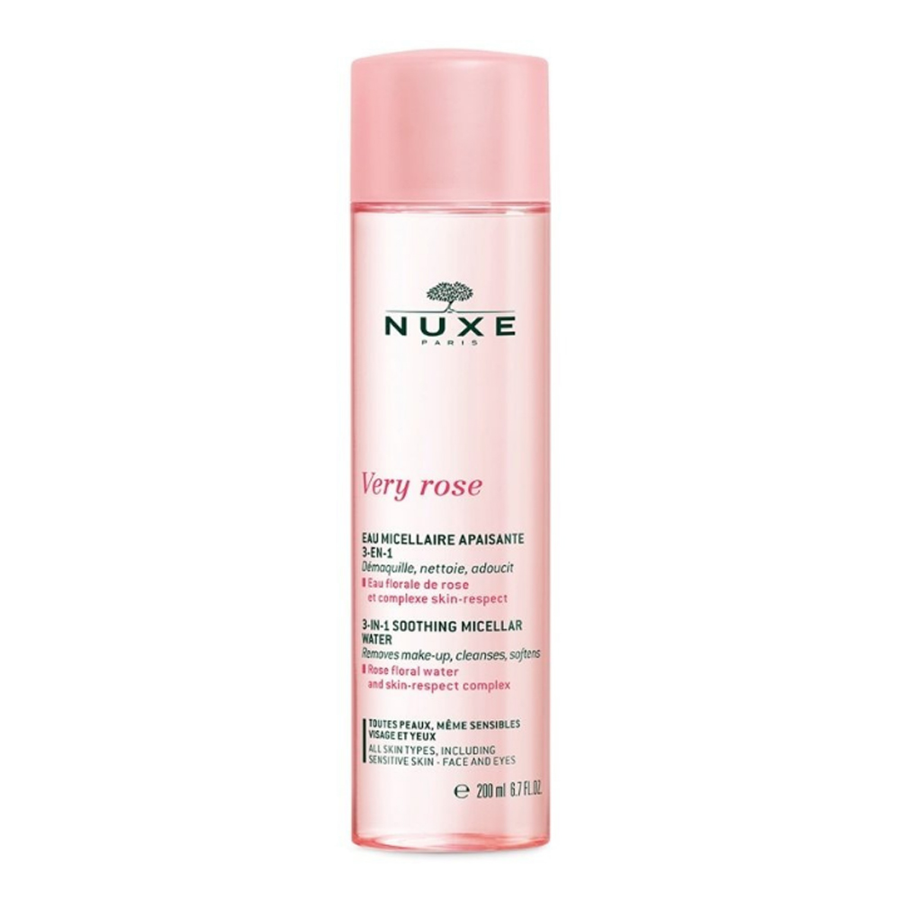 Nước Tẩy Trang 3 Trong 1 Nuxe Very Rose 3 In 1 Soothing Micellar Water 200Ml