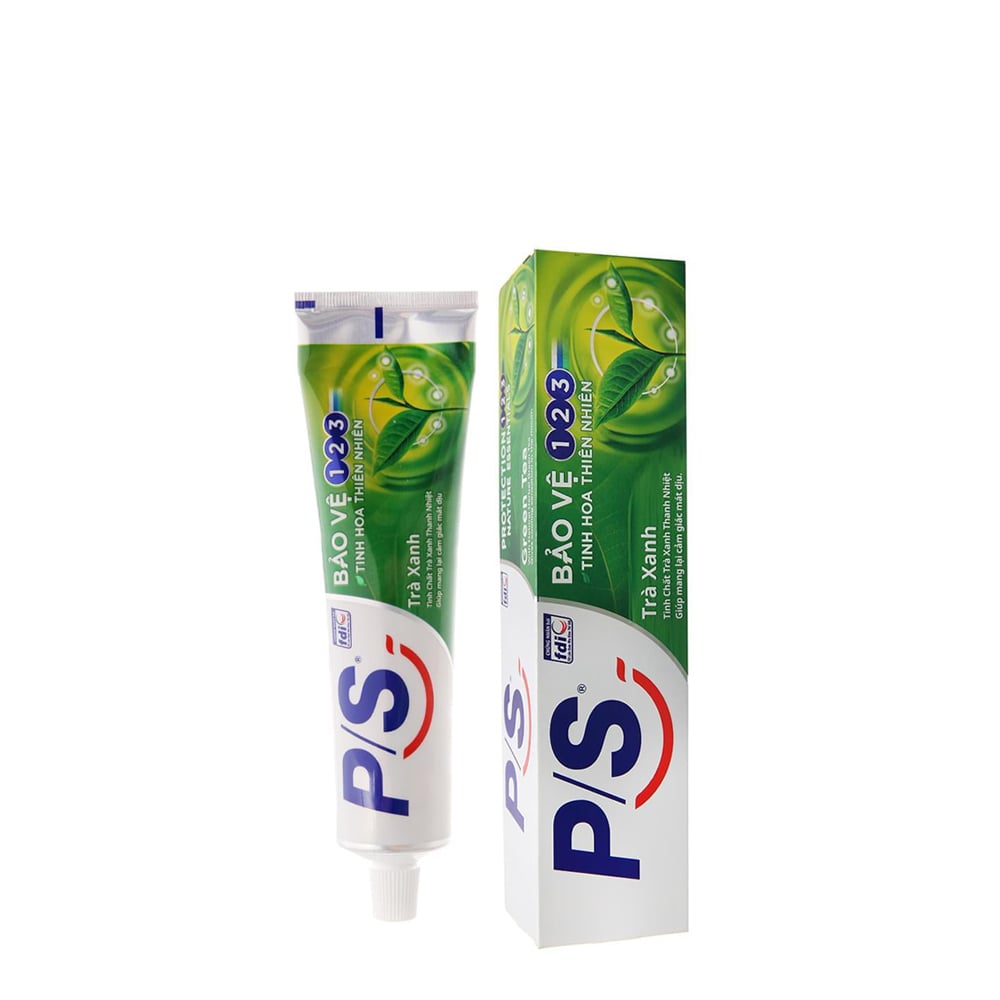 Kem Đánh Răng Trà Xanh 123 P/S Green Tea 123 240G