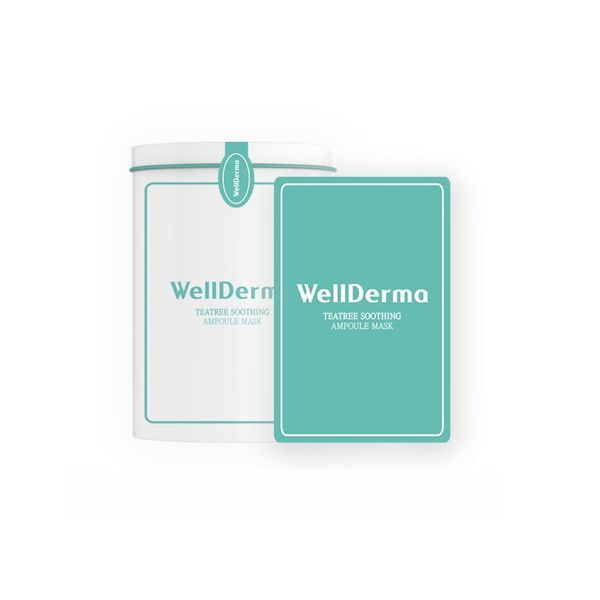 Mặt Nạ Giấy Wellderma Teatree Soothing Ampoule Mask 25Ml