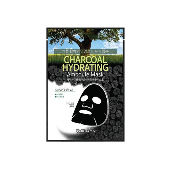 Mặt Nạ Giấy Wellderma Charcoal Hydrating Ampoule Mask 25Ml (1Pc) [Không Đổi Trả, Hsd Từ Tháng 07/2022 Đến Tháng 09/2022]