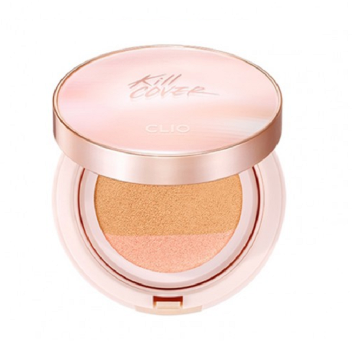 Phấn Nước Hiệu Ứng Căng Bóng Clio Kill Cover Pink Glow Cream Cushion Spf40 Pa++ Kèm Lõi Thay Thế (17G X 2)