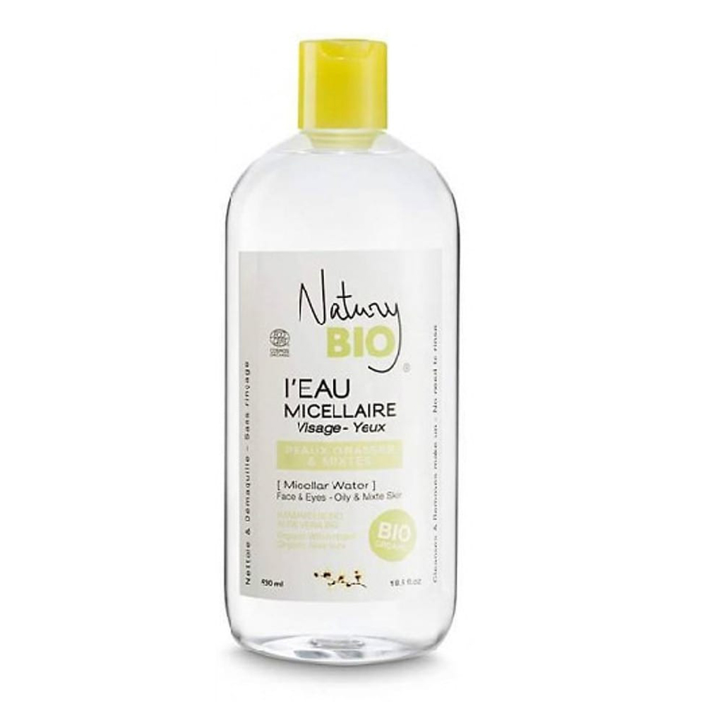 Nước Tẩy Trang Cho Da Dầu Mụn/Da Hỗn Hợp Natury Bio Eau Micellar Water Oily&Mixte Skin 530Ml