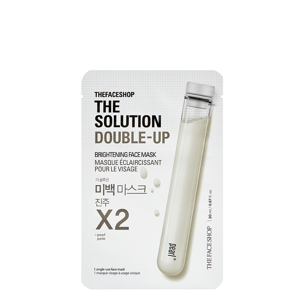 Mặt Nạ Tăng Cường Làm Sáng Da Thefaceshop The Solution Double - Up Brightening (Gz)