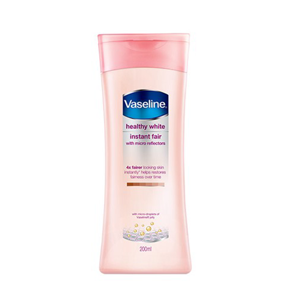 Sữa Dưỡng Thể Trắng Da Tức Thì Vaseline Healthy White Instant Fair 200Ml [Không Đổi Trả, Hsd Tháng 01/2023]