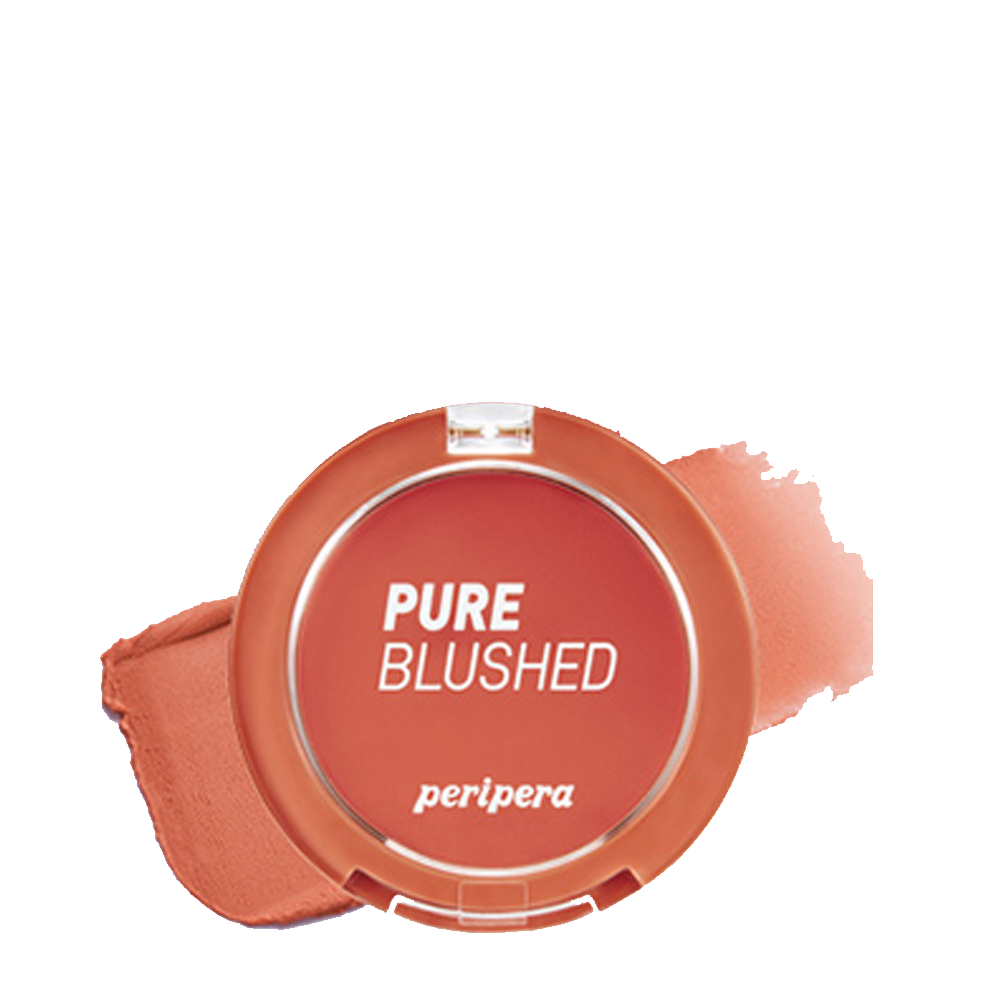 Má Hồng Hiệu Ứng Căng Mượt Peripera Pure Blushed Velvet Cheek 4G #10 Dried Ginger