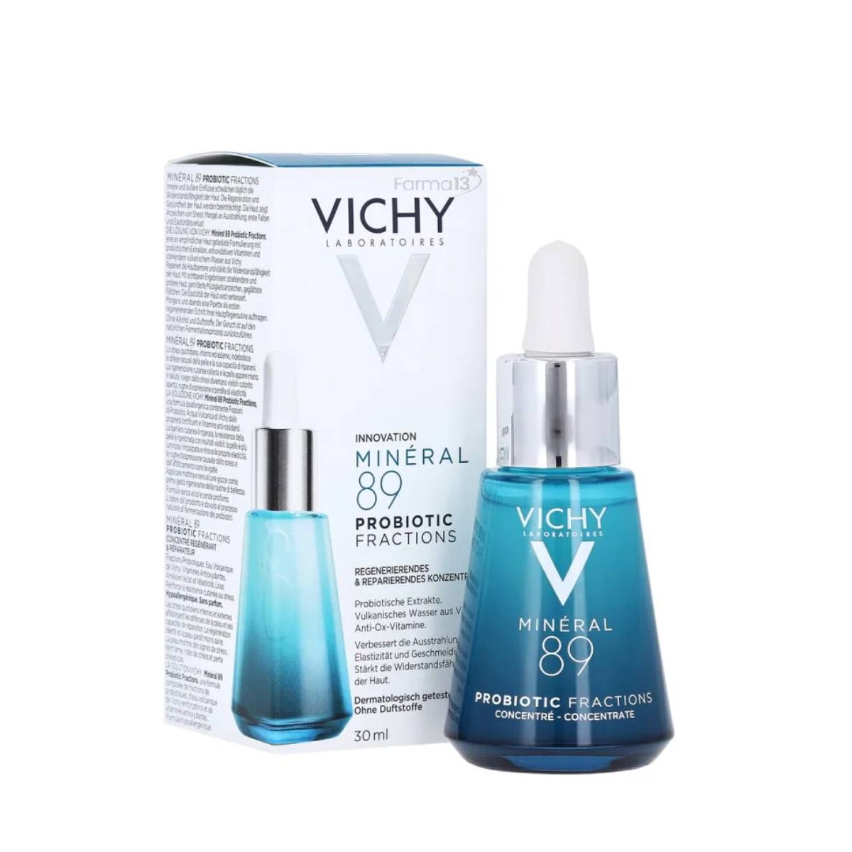 Tinh Chất Giải Cứu Làn Da Thiếu Sức Sống Tức Thì Vichy Mineral 89 Probiotic Fractions 30Ml