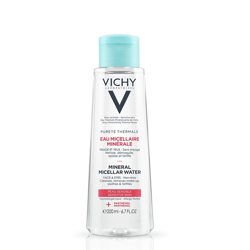 Nước Tẩy Trang Cho Da Nhạy Cảm Vichy Pureté Thermale Mineral Micellar Water Sensitive Skin 200Ml