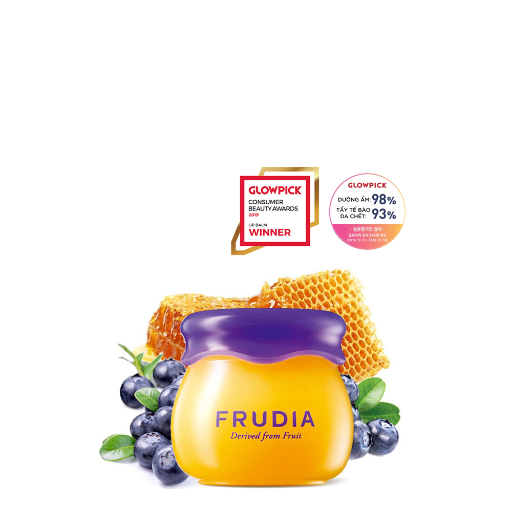 Dưỡng Ẩm Môi Mật Ong Việt Quất Frudia Blueberry Hydrating Honey Lip Balm 10Ml