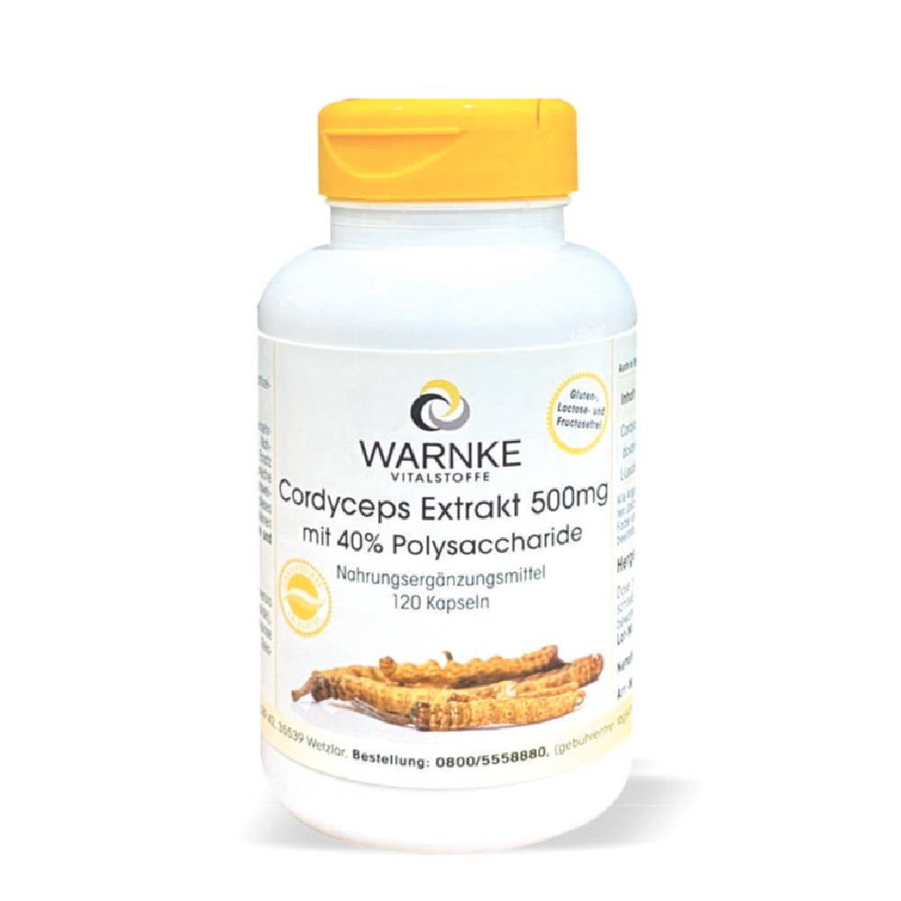 Viên Uống Đông Trùng Hạ Thảo Warnke Cordyceps Extrakt 500Mg (120Viên)