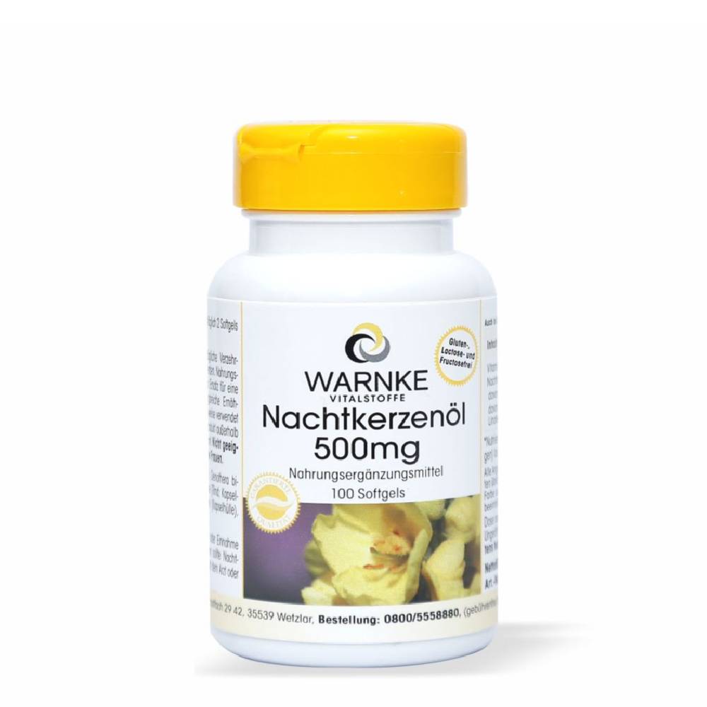 Viên Uống Tinh Dầu Anh Thảo Warnke Nachtkerzenöl 500Mg (100Viên)