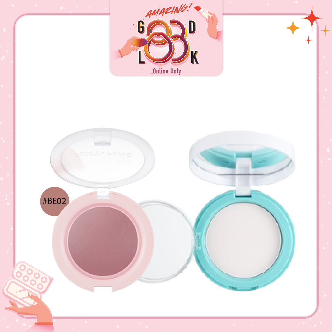 Combo Phấn Phủ & Má Hồng Dạng Kem Hiệu Ứng Căng Mượt A'pieu Juicy - Pang Jelly Blusher Be02