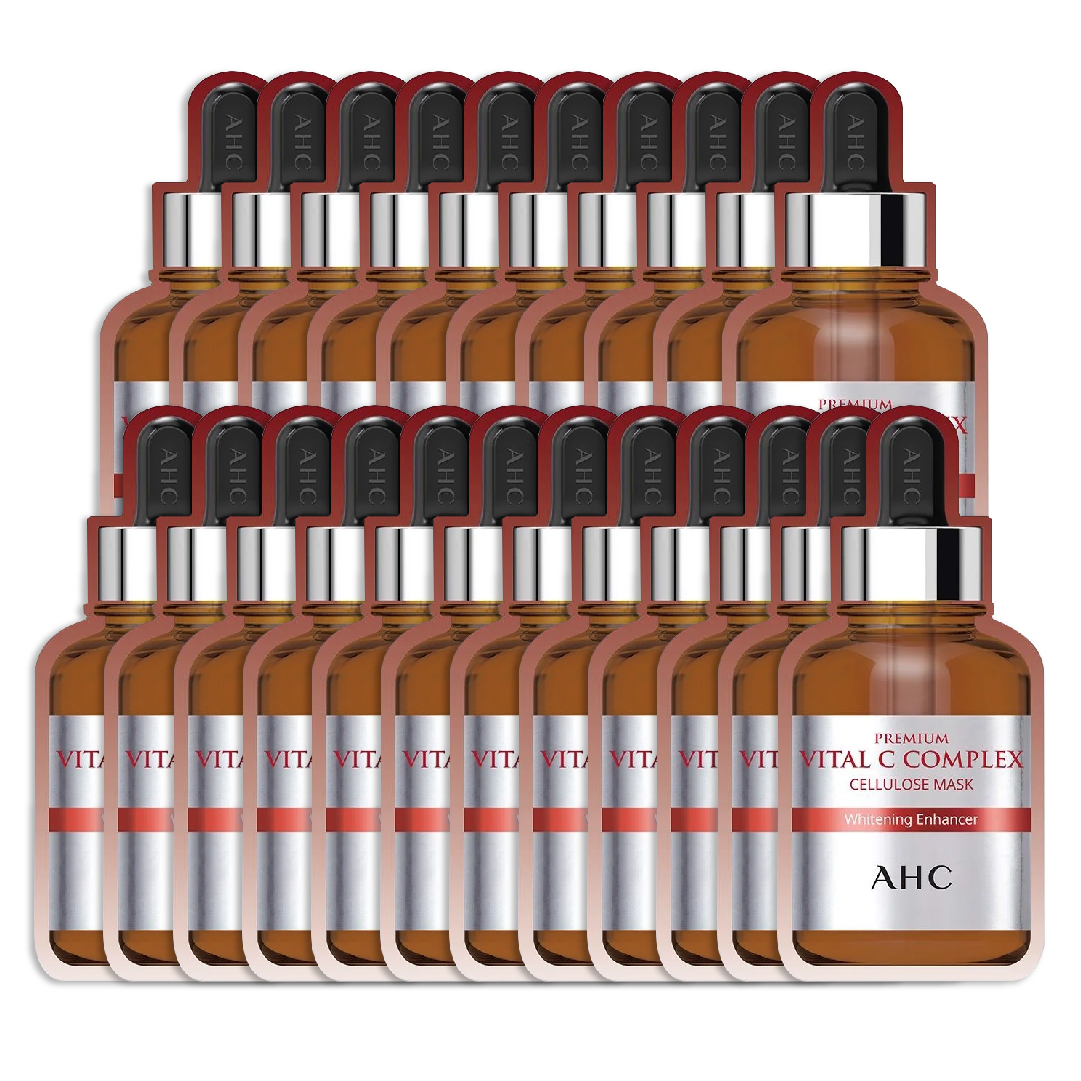Combo 22 Mặt Nạ Giấy Làm Sáng Trắng Da Ahc Premium Vital C Complex Cellulose