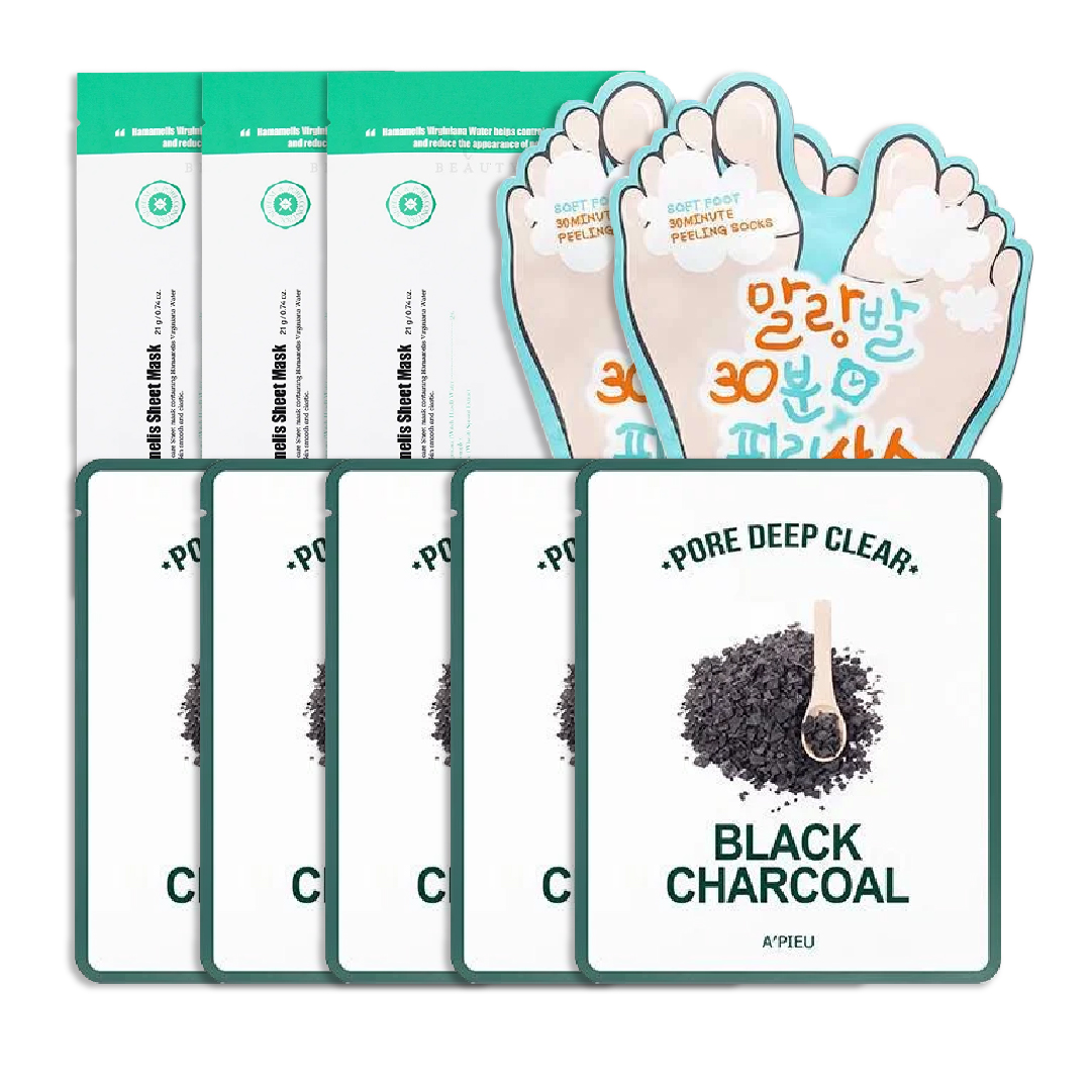Combo Mặt Nạ Ủ Da Chân A'pieu Soft Foot Peeling Socks