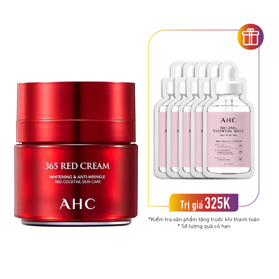 Kem Chống Lão Hóa Làm Sáng Da Ahc 365 Red Cream (50Ml)